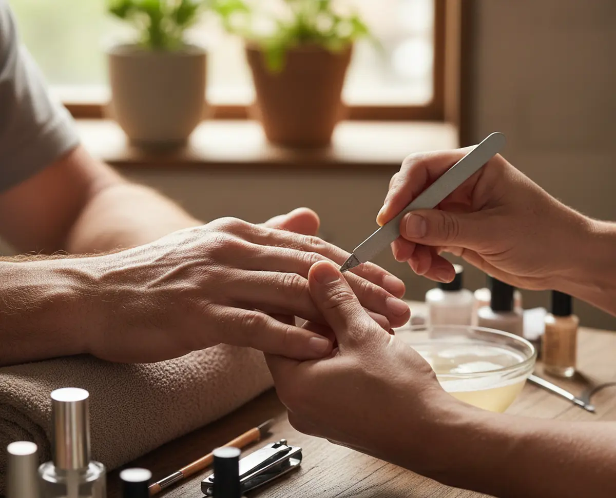 Manucure pour homme : guide étape par étape et astuces